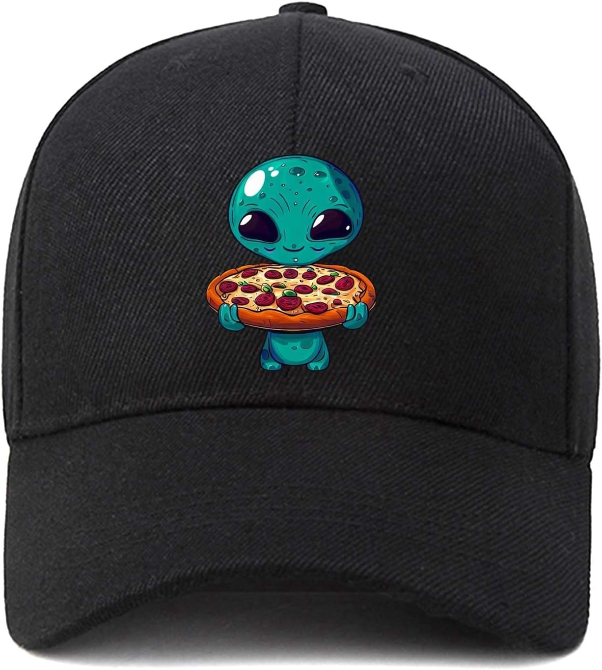Cute Axolotl Ramen Bowl Graphic Baseball Cap Unisex Adjustable Polyester Outdoor Casual Cap One Size
