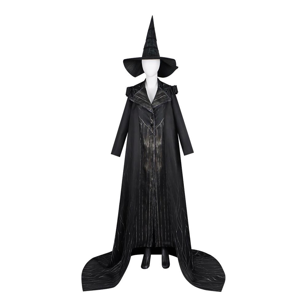 Costume da Cosplay Wicked For Good in Tessuto di Poliestere per Halloween, Performance Teatrale per Donne