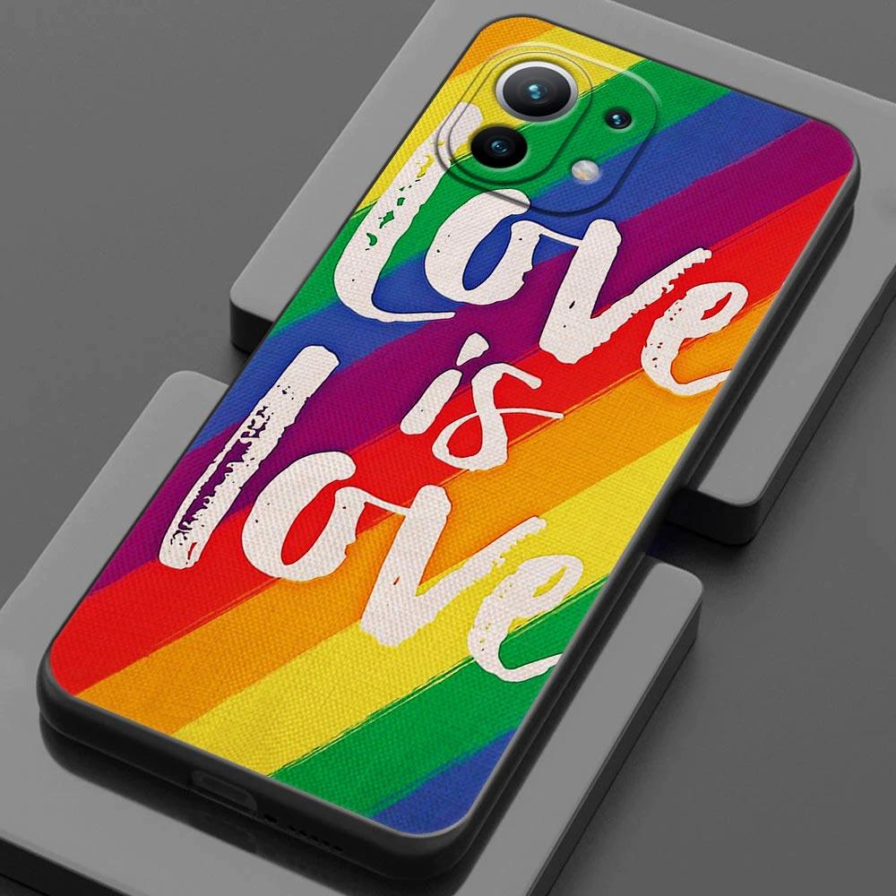 Gay Pride Flag Lesbians LGBT Rainbow For Xiaomi 15T Pro Phone Case For Mi 14T 11T 12T 13T 15 POCO M6 X6 F5 F6 F7 M7 X7 Pro Cover