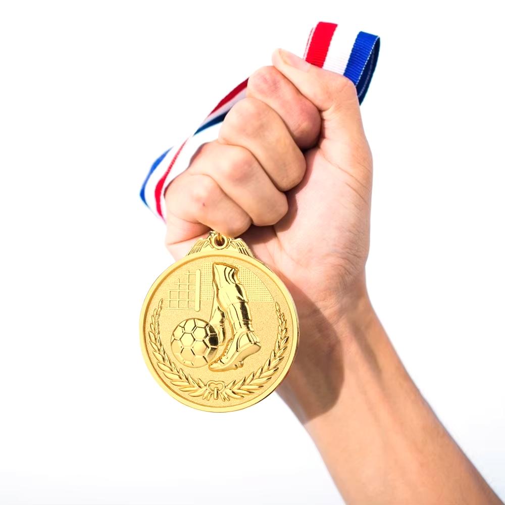 Gold Silver Bronze Medals School Sports Football Volleyball Competition Games Prize Trophy Commemorative Medal soccer trophies