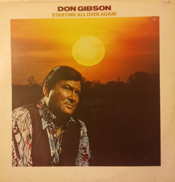 

LP Record DON GIBSON - Starting All Over Again DJF20539 DJM Records 1978 UK Folk Used