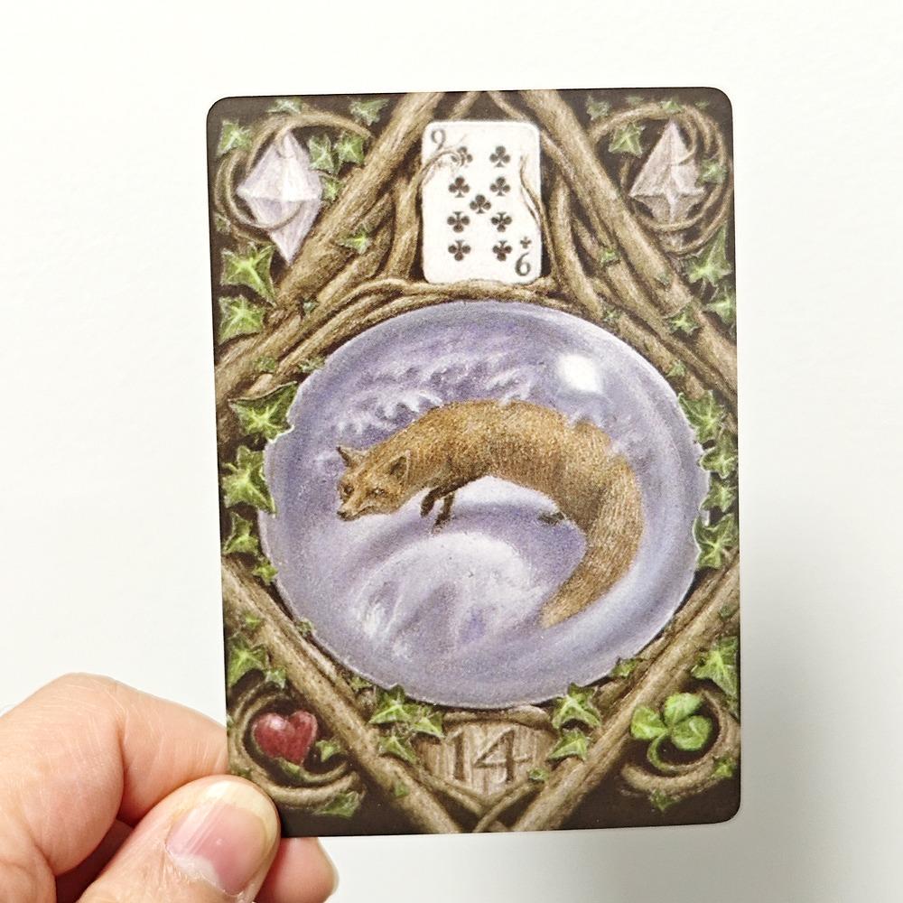 10,4*7,3 cm Oracolul Lenormand fermecat 39 de cărți magice pentru a-ți dezvălui adevăratul sine și destinul tău