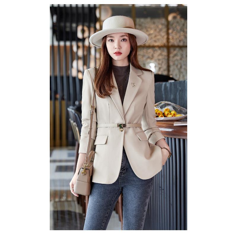 Women's Autumn and Winter Style Blazers, High-end Formal Wear Temperament, High-end Blazers Have Texture