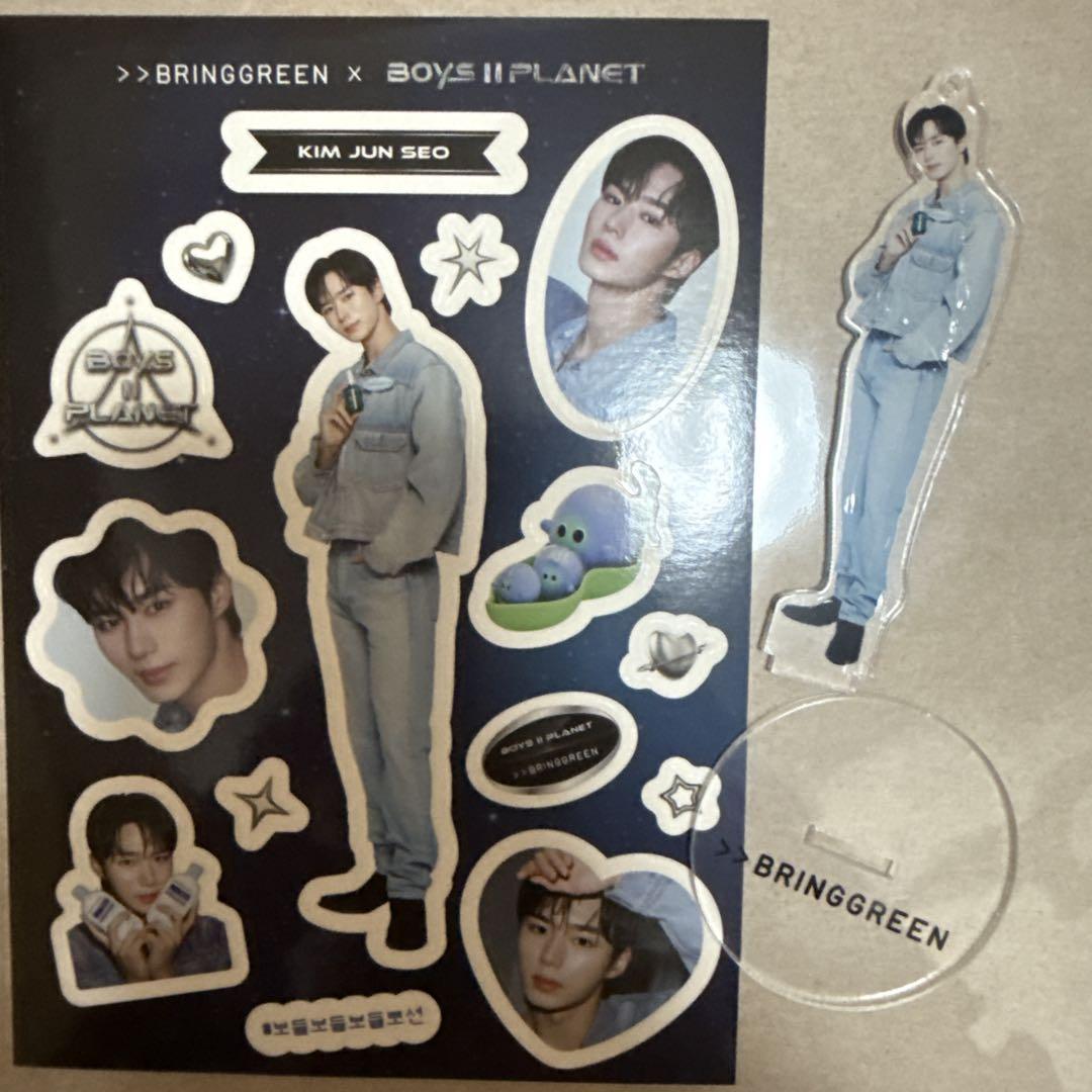 

[USED] BRINGGREEN Acrylic Stand Junseo Trading Card Voicepla Oriyaan