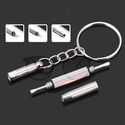 Mini Portable 3-in-1 Stainless Steel Sunglasses Screwdriver