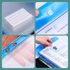 12Pcs Large-Capacity File Folder Expansion Bag Waterproof Binder Cash Envelopes  Storage Bag