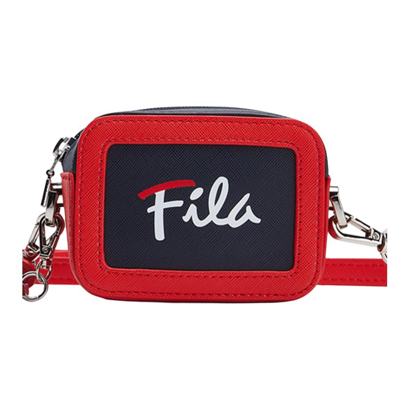 New FILA PU Square Bag Camera Bag Shoulder Bag Regular Women's Legend Red F13W028131F-RD