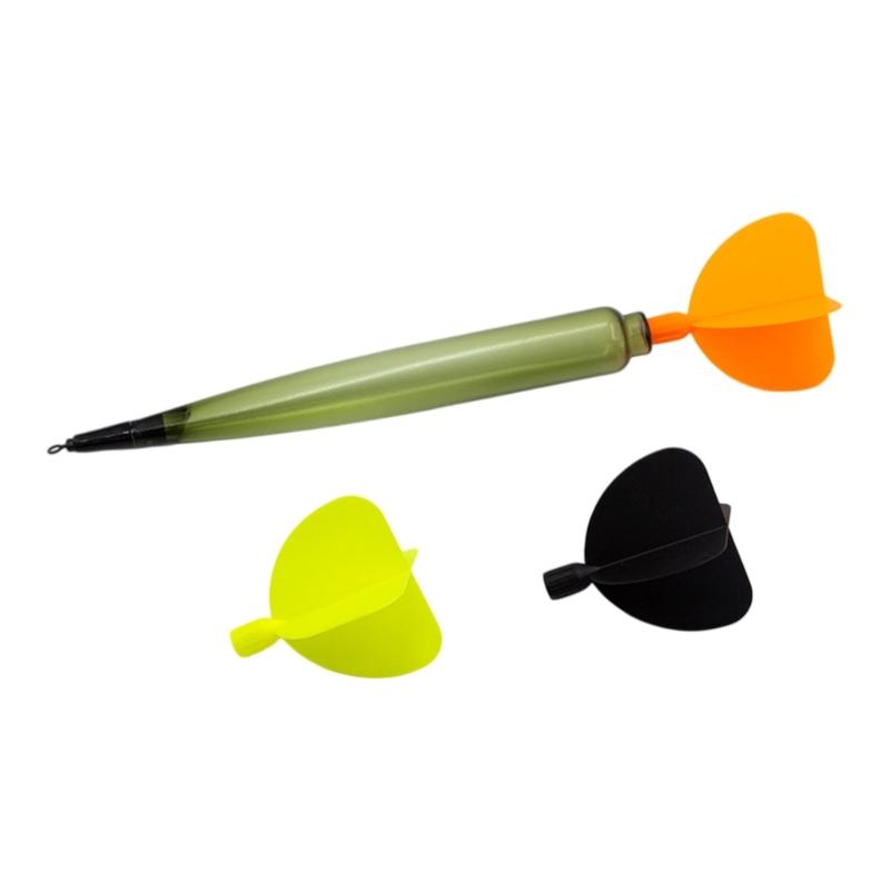 

3 Color Darting Shaped Fishing Marker Buoy For Enhances Visibilities And Long Distances Casting In Weather Conditions 1