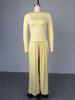 European & American Women's 2025 Summer Casual Long Cardigan & High-waisted Trousers Set.