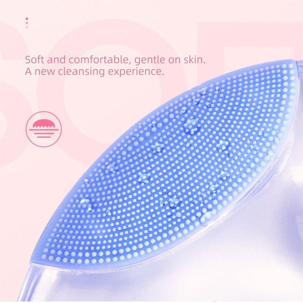 with LED Light Crystal Scraping Board Smooth Edges Electric Facial Massager  Beauty Skincare Tool