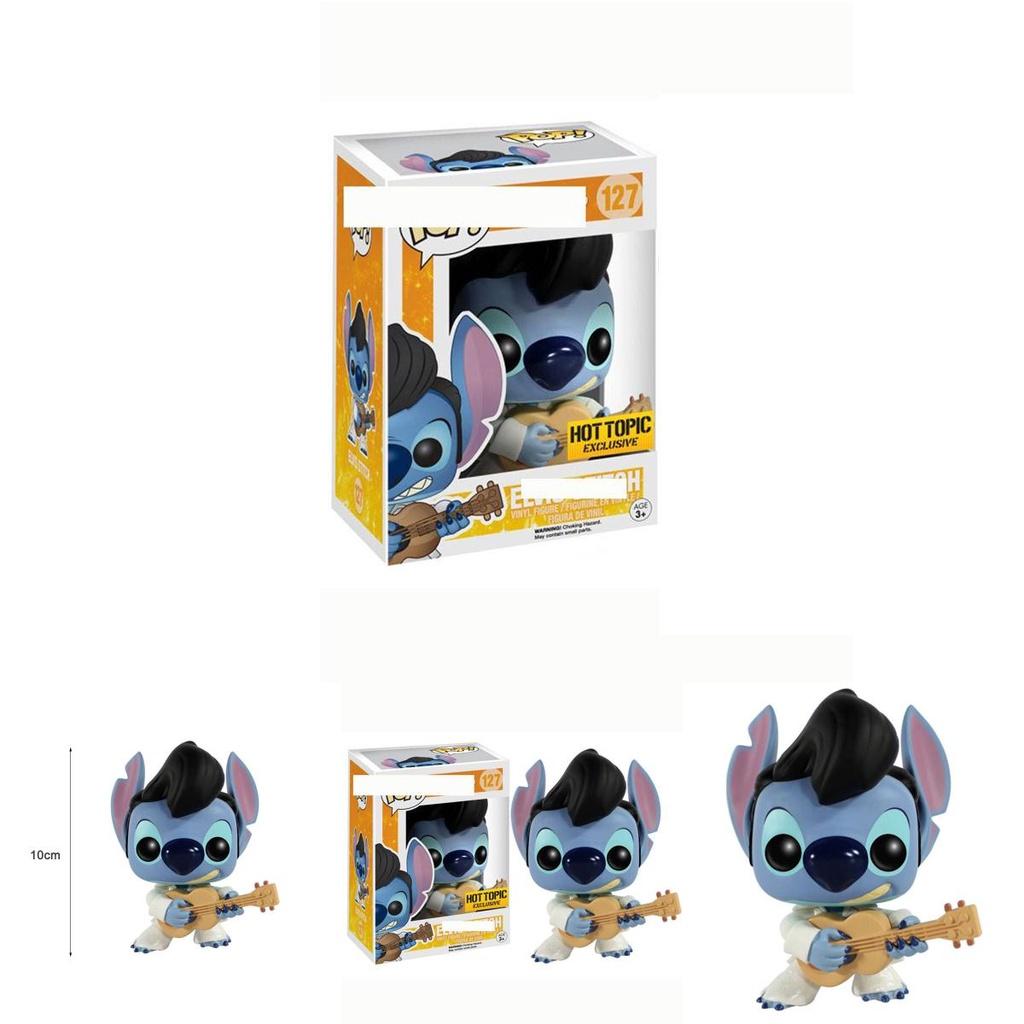 Elvis Stitch Funko Pop Anime Doll Figure Collectible Toy For Kids Gift