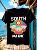 Funny Tshirt Funny Cartoon Print Gangster-Style Cotton Ts...