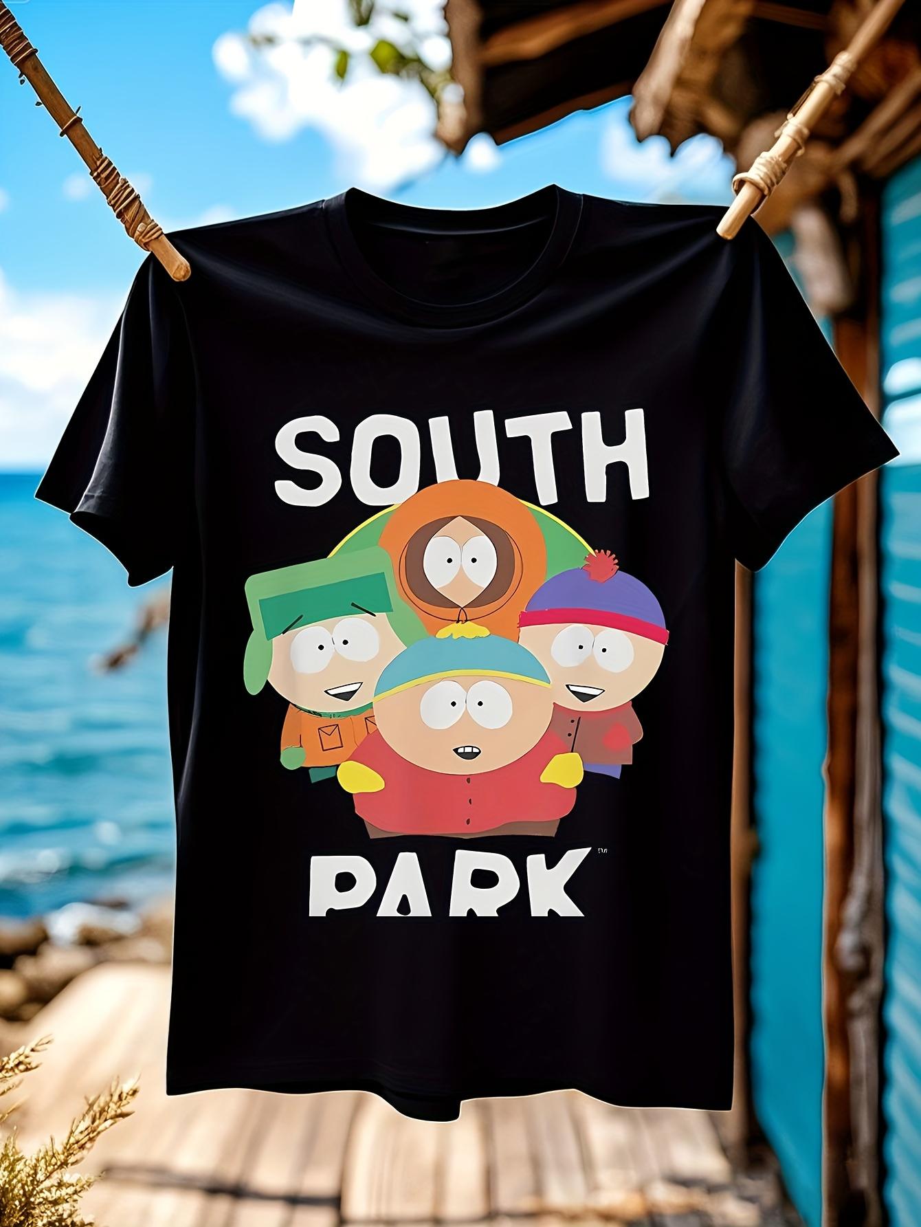 Funny Tshirt Funny Cartoon Print Gangster-Style Cotton Ts... M