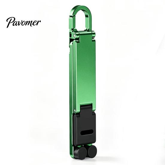 Cell Phone Stand Mini Foldable Keychain, Portable Holder for Pocket Desk, Home Office Travel Desk Accessory