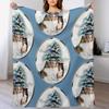 Shetland Sheepdog Sheltie Kerstcadeaus Plaid Deken Zachte Slaapkamerdeken voor Nachtelijk Slapen