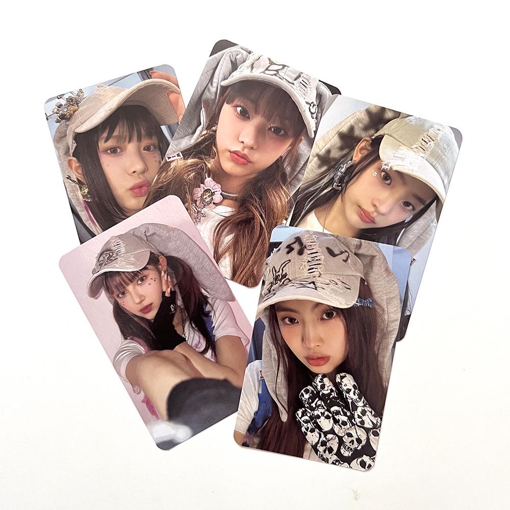 NJ Group OMG Denim Photocard - Random Whale Sister, NEW HANNI Bunnies Edition