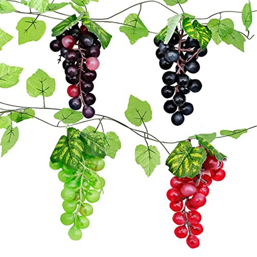 Fresh Appearance Artificial Grapes Realistic Grapes Simulated Fruit