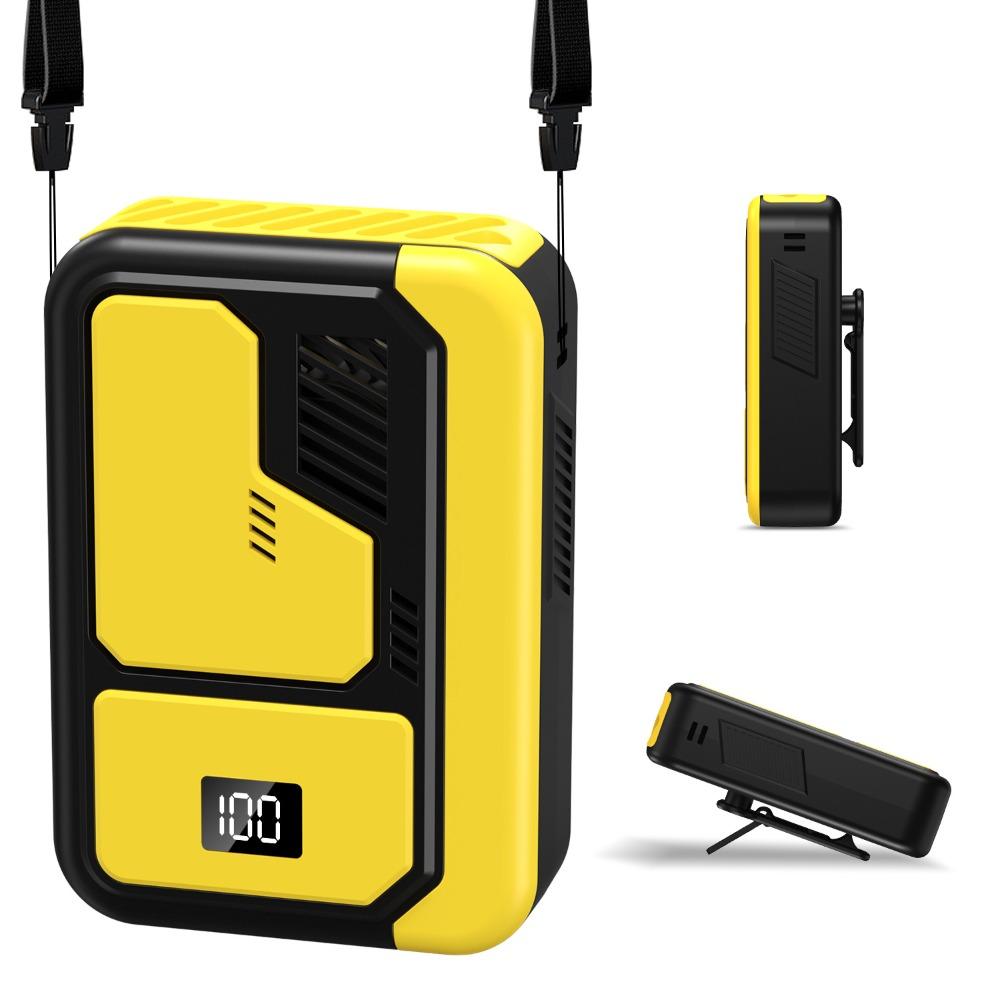 

Пятискоростной подвесной поясной вентилятор с двойным выходом, портативный вентилятор, сильный ветер, подвесной шейный вентилятор, спорт Style C