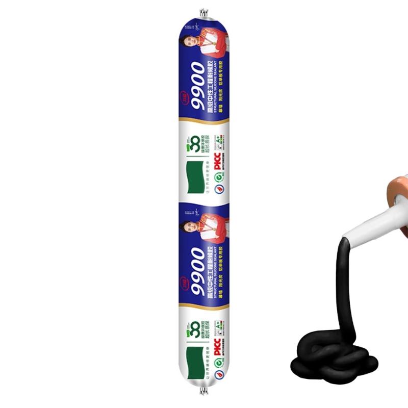 Weather proof Clear Construction Glues Extreme Temperatures Resistant Elastic Sealant For Tiles Aluminum Structures