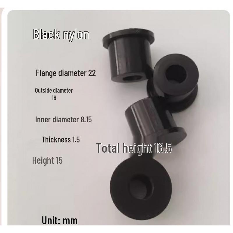 Nylon Wear-Resistant Insulating Step Washer Bolt Liner - Male-Female Screw Bushing