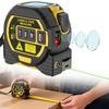 Portable 3-in-1 Digital Laser Tape Measure with 40M Laser and 60MI, HD Display, Meter Inch Foot Units for Building Design
