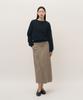 Leopeusaideuhwaiteulabel Paper Net Crewneck Knit Midnight Navy