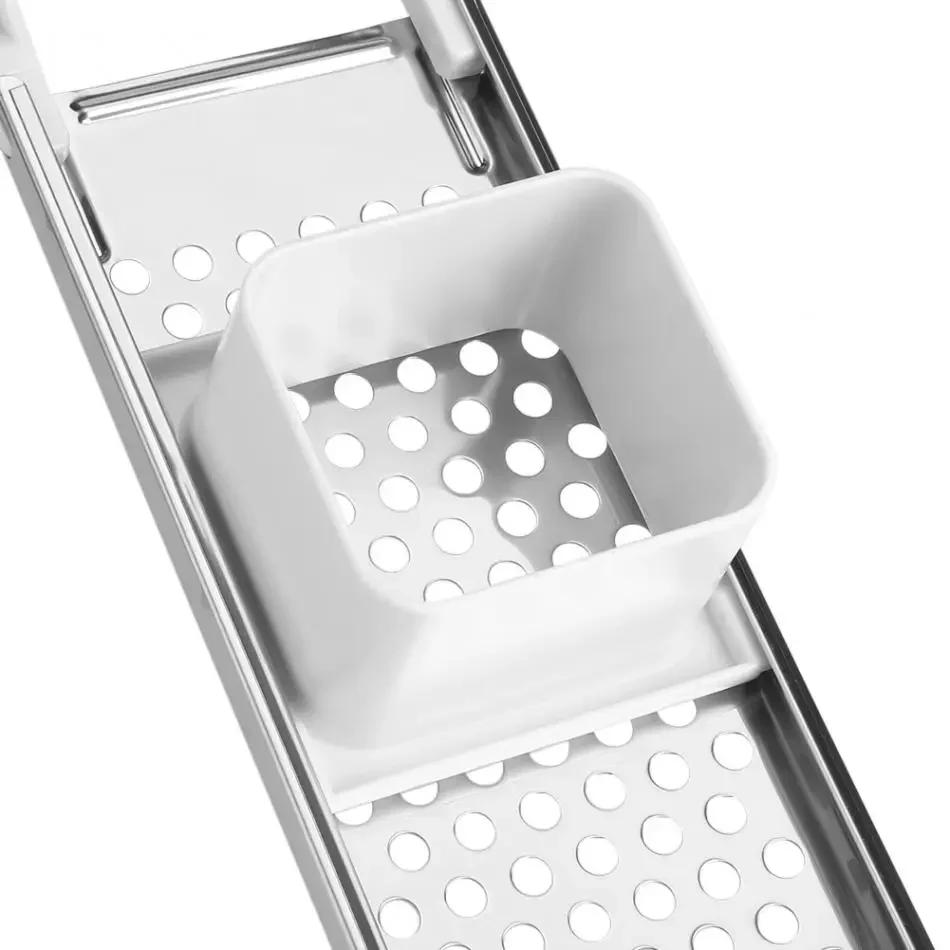 Macchina per Spaetzle in Acciaio Inossidabile con Spingitore di Sicurezza Macchina Manuale per Fare Pasta e Gnocchetti Utensili da Cucina