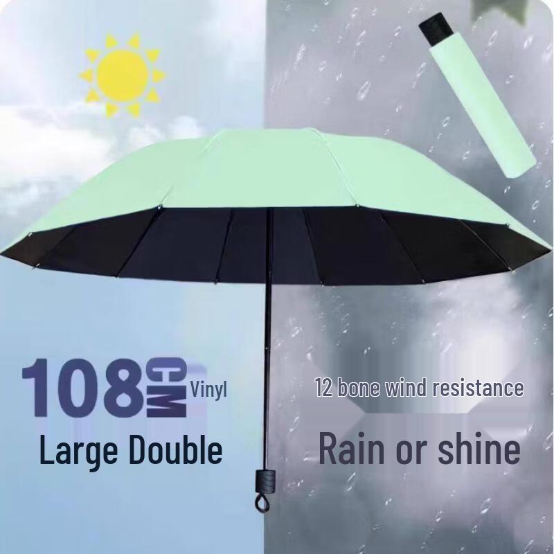 Extra Large Manual Twelve-Rib UV Protection Storm Umbrella