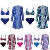 Trendy Women's Lace-Up One-Piece Swimsuit with Skirt Overlay - European & American Style