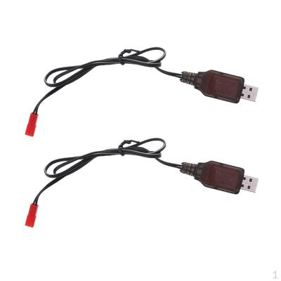 2 kusy 4,8V USB na JST-2P konektor MH/ nabíjecí kabel baterie pro RC hračky