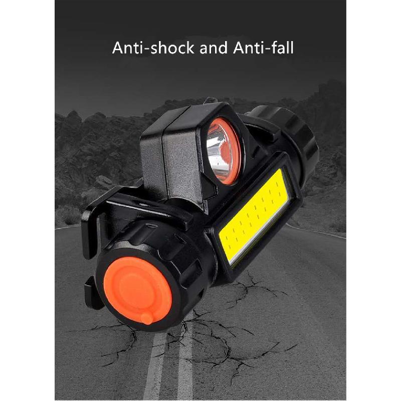 Powerful Head Lamp For Fishing, Camping, Hiking, Led Lantern, Usb-Chargeable, Waterproof