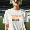 Soccer Weekend Coffee Soccer Unisex Softstyle T Shirt, Soccer Shirt, Sports Tee , Coffee Lover Gift, Soccer Lover Shirt