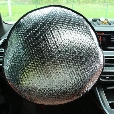 New Car Steering Wheel Anti-Heat Sun Shade Cover Sunscreen Insulation Cover Foldable Sun-proof Anti-UV Protect Parasol Shield