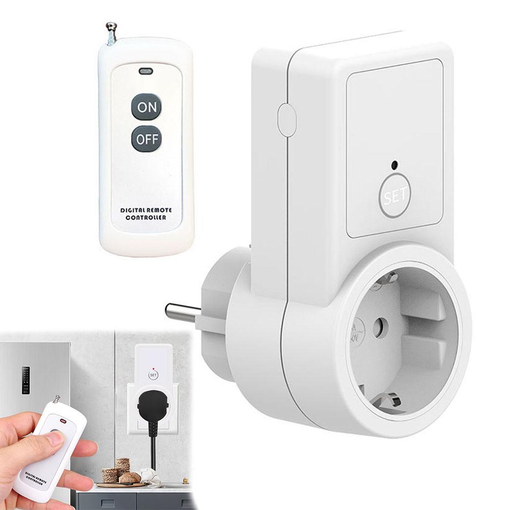 1PCS Wireless Remote Control Socket Smart Socket DC12V 23A 220-240V/50Hz 2300W 433.92MHz-Universal Remote Control Controller