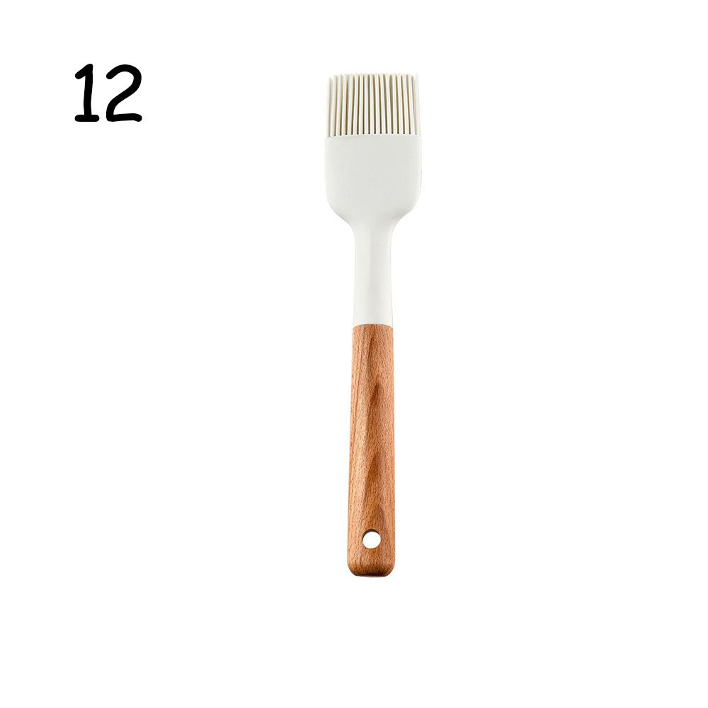 

Силиконовая кухонная утварь с антипригарным покрытием, набор кухонных принадлежностей, лопатка для взбивания яиц, лопатка с ручкой из нержавеющей стали, набор кухонных принадлежностей