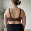 Large size no steel ring no sponge thin bra sports underwear large chest small gathering bra wholesale