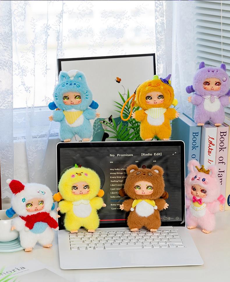 Little Dreamer Vinyl Stuffed Doll Standing Pendant Keychain Children'S Bag Accessory Soft Toy Gift For Kids