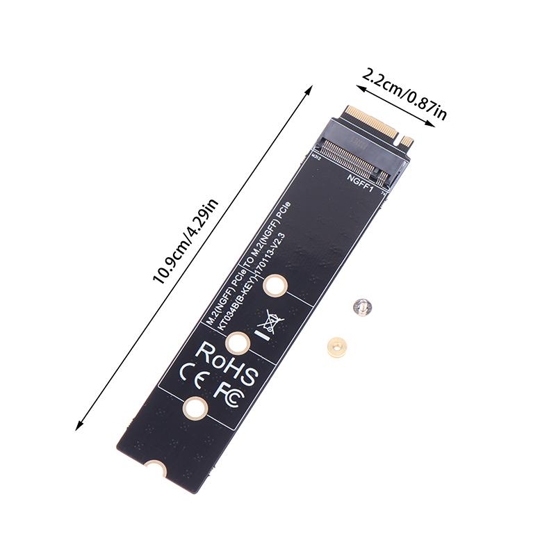 M.2 SATA/NVME PCI-E Protocol SSD Adapter Board Expansion Card B KEY/M KEY Interface Extension Card Gold Finger Test Protect Card
