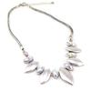 Les Trésors De Lily [F4421] - Designer Necklace 'Antik' White
