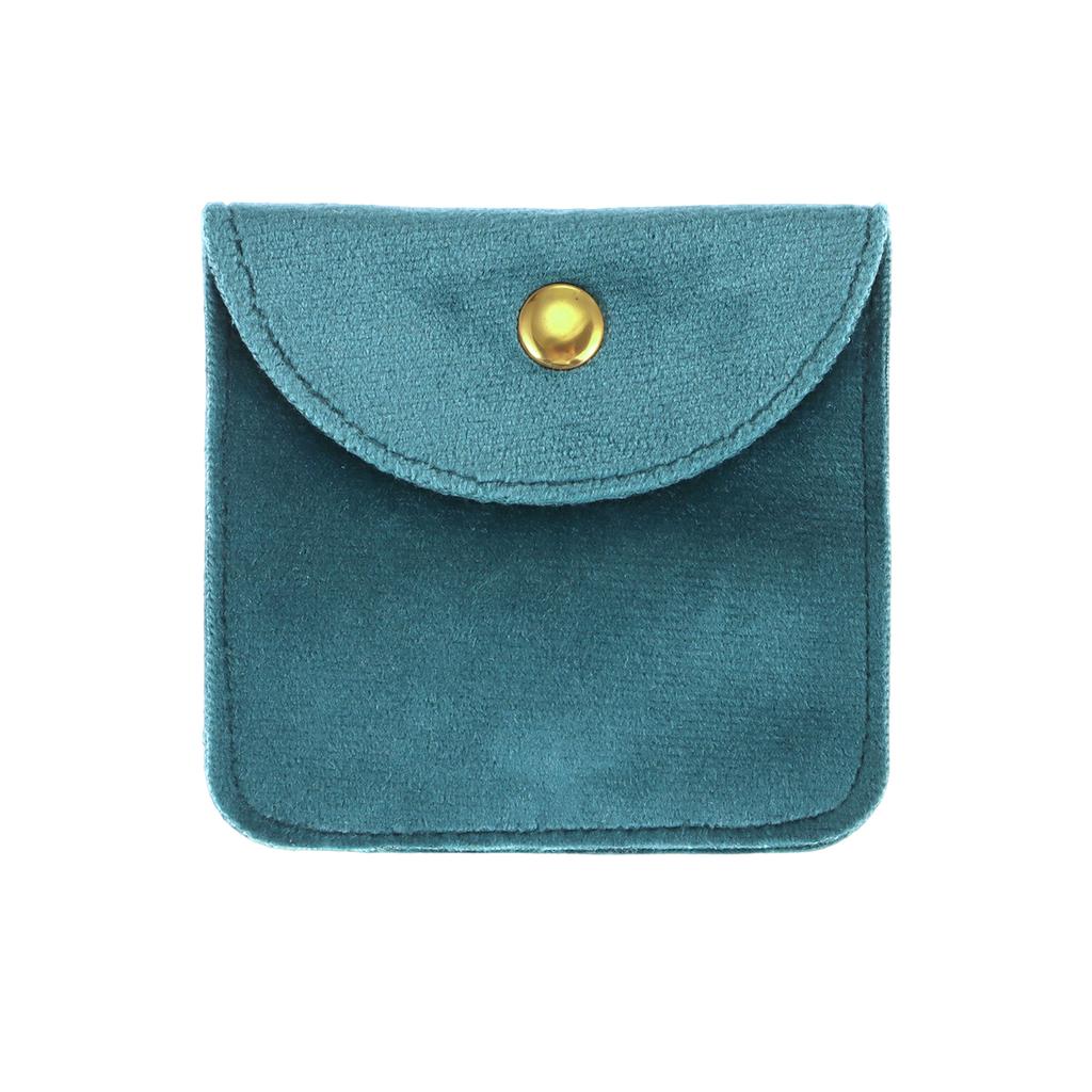 1/10 piece short plush jewelry packaging bag buckle bag ring earring bracelet necklace storage wedding party chic gift bag