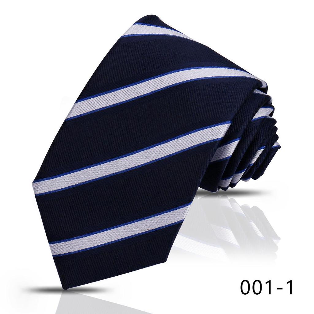 Hochwertige Herren-Seidenkrawatte, 8 cm breit, für Business und Hochzeitsanzug, mit diagonalen Streifen und Karomuster