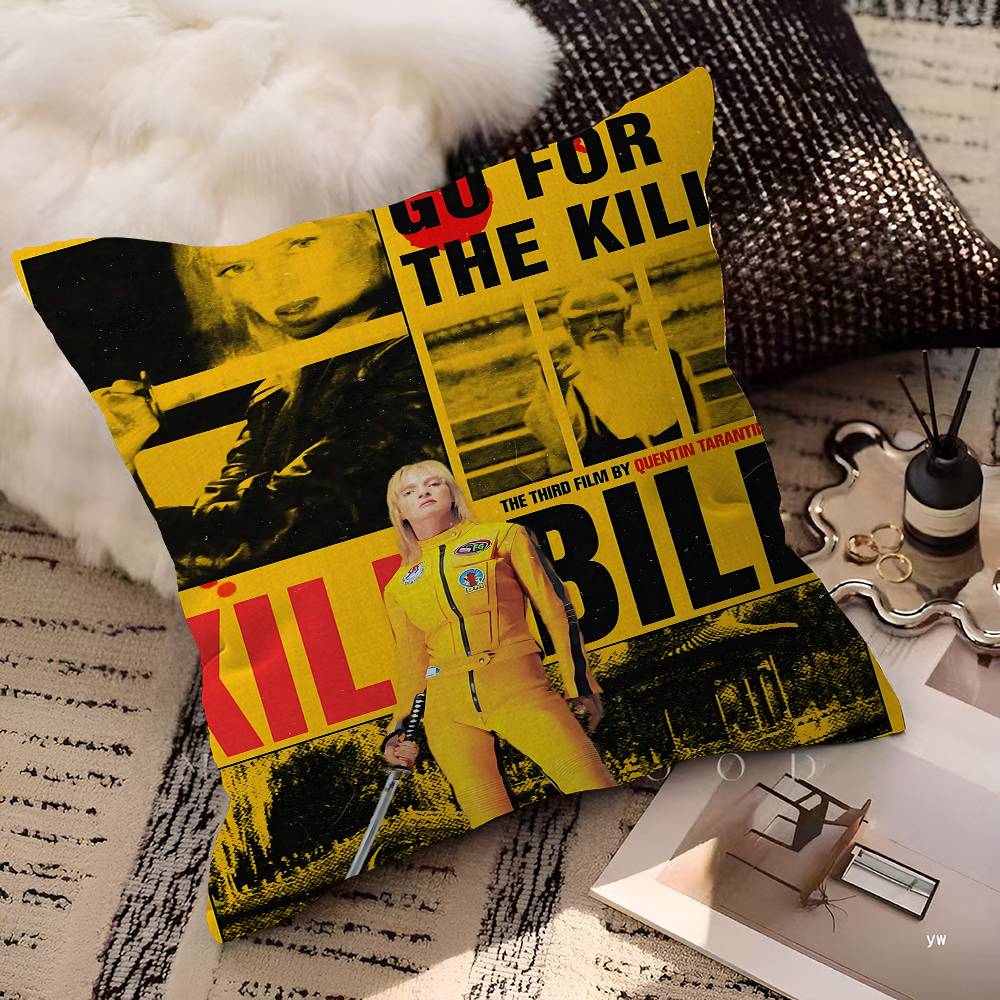 Movie Kill Bill Lucky Dragon Pillow Cover Sofa Cushion Cover Home Room Decoration Children Gift