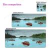 Space Mouse Pad Company Desk Mat Aesthetics 90x40 80x30 Pc Accessories Laptop Pad Large Table Mat Keyboard Deskmats Blue Office