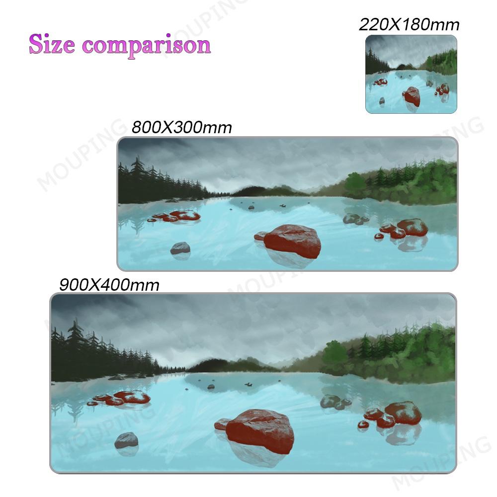 Space Mouse Pad Company Desk Mat Aesthetics 90x40 80x30 Pc Accessories Laptop Pad Large Table Mat Keyboard Deskmats Blue Office