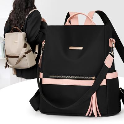 Damen Rucksack Große Kapazität Nylon Reisetasche