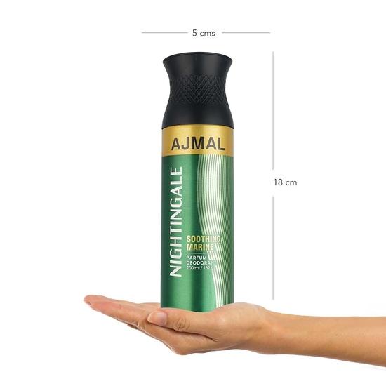 Ajmal Nightingale Deodorant Citrus Fragrance 200 Ml Casual Wear for Men & Women + 2 Parfume Testres Free