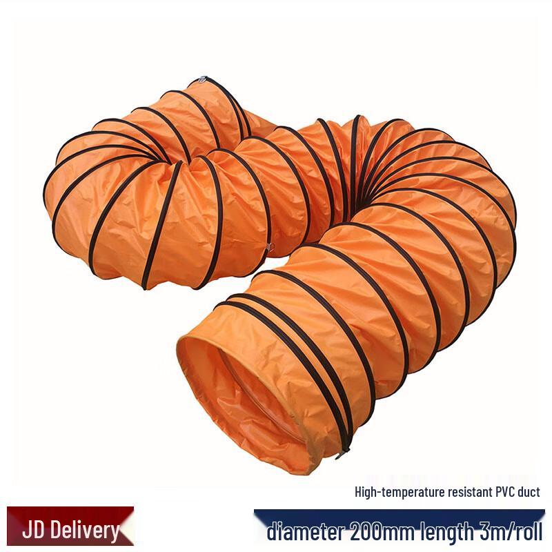 

Yougele PVC High-Temp Retractable Ventilation Duct PVC Exhaust Duct