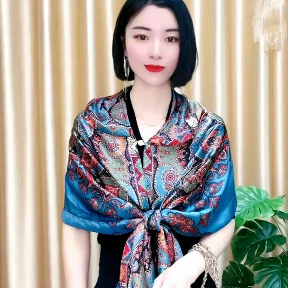 With Buckle Muslim Turban Sun-Resistant Headscarf Fashion Baotou Hat  Women