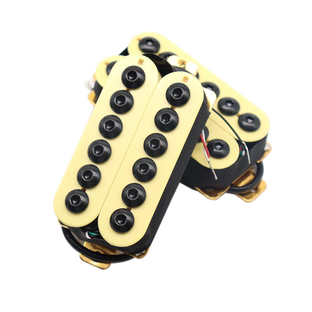

1Set Guitar Humbucker Pickup Bridge & Neck Invader Style for LP Guitar 5 Color