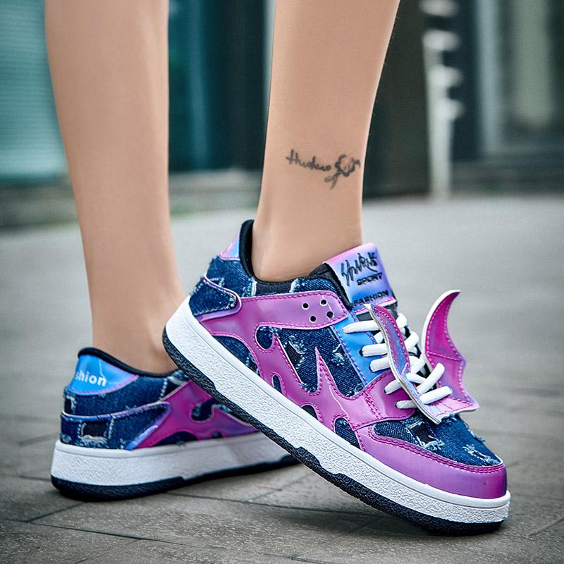 Spring New Couple Style Versatile Fashionable Board Shoe Niche Design Style Featuring Durable Thick Soles Trendy Men's Shoes 36-45